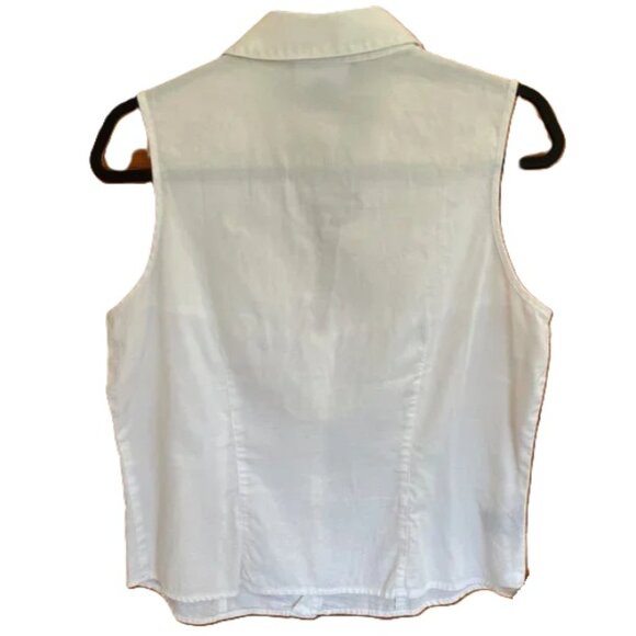 JONES NEW YORK Sleeveless Blouse with Lace - 2X - NWOT - Picture 4 of 12